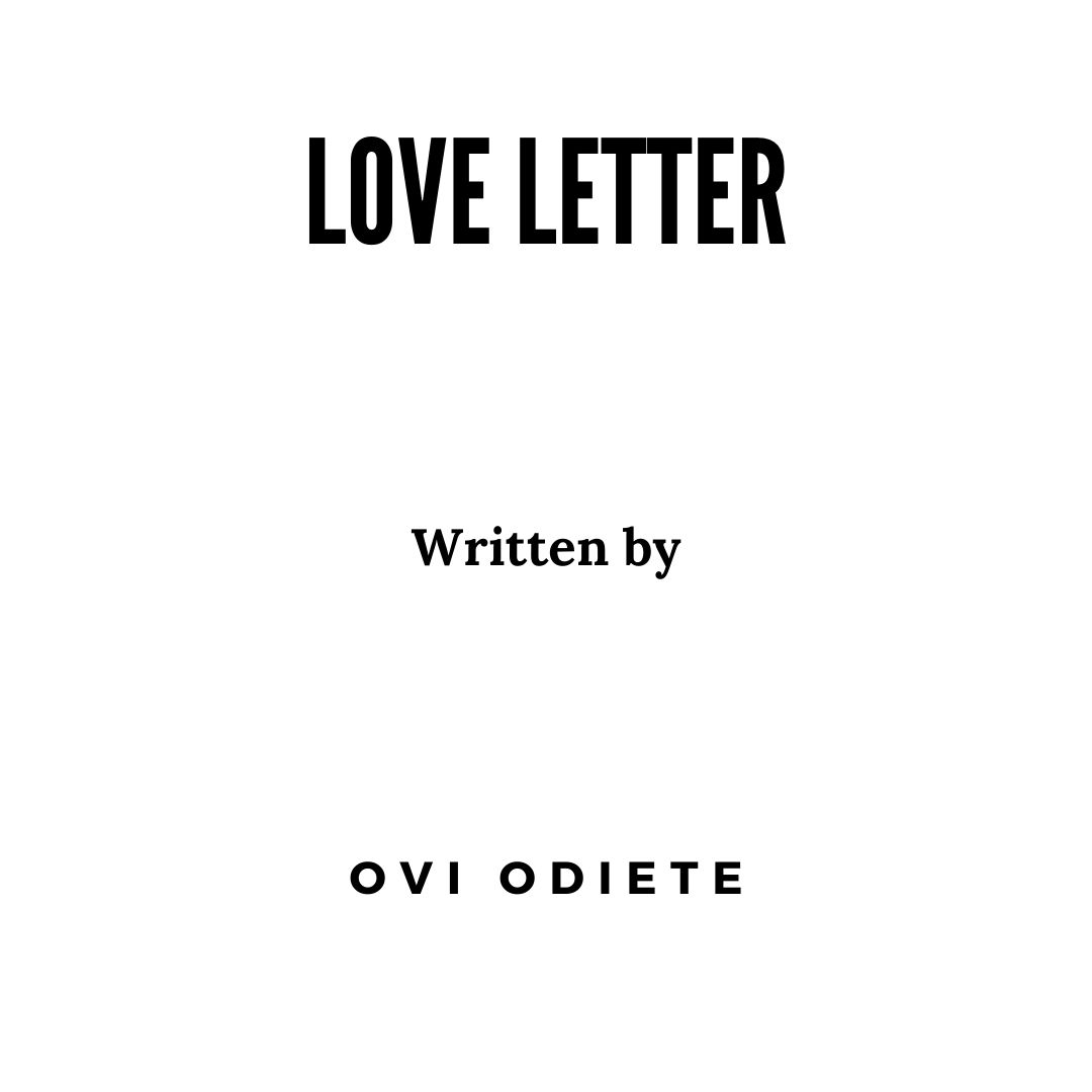 Love Letter The Nollywood Script Market